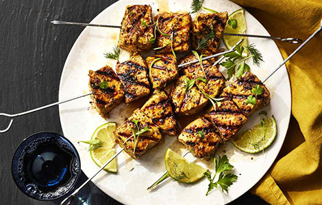 Mixed Fish Kebab